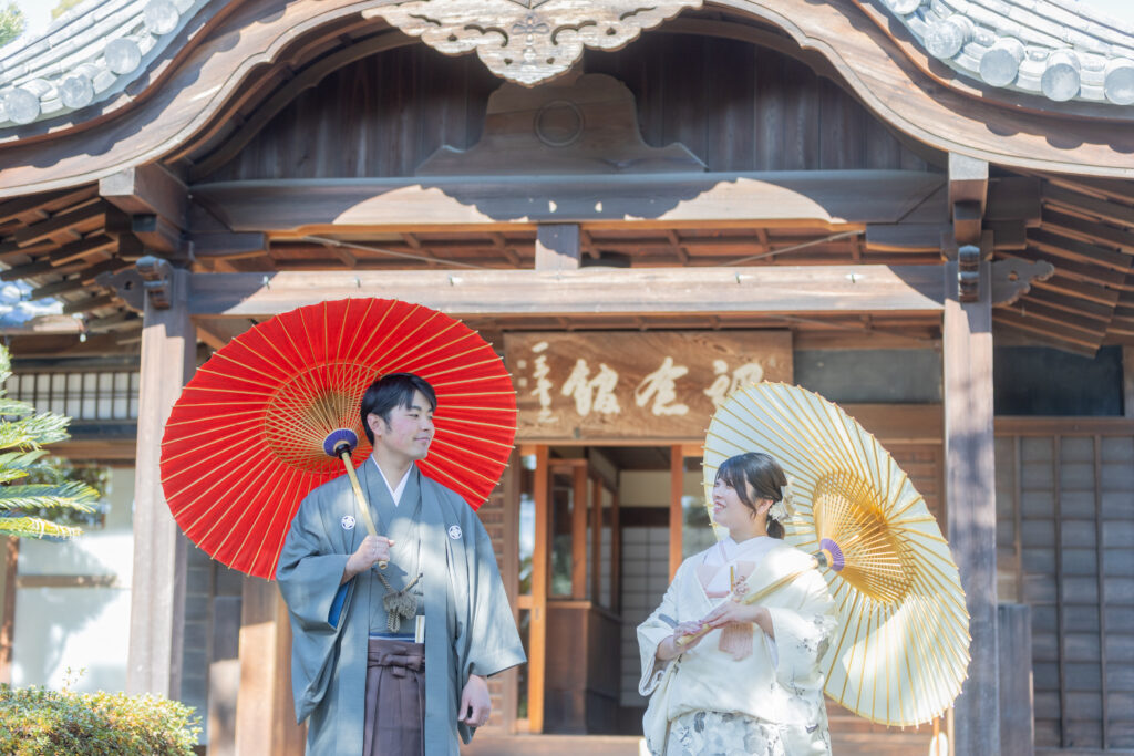 中村公園（名古屋市中村区）での前撮り・フォトウエディングのロケーション撮影