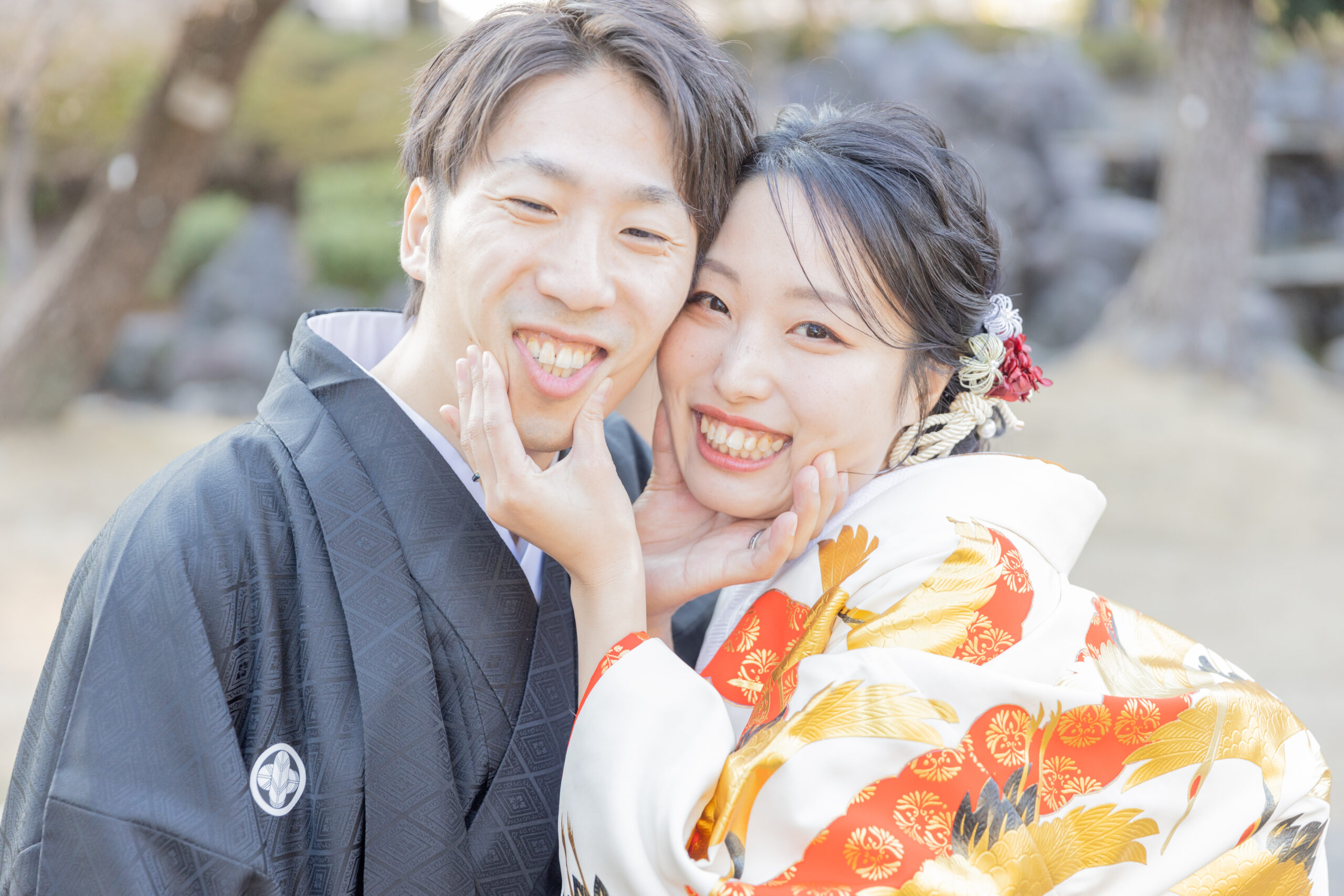 中村公園（名古屋市中村区）での前撮り・フォトウエディングのロケーション撮影