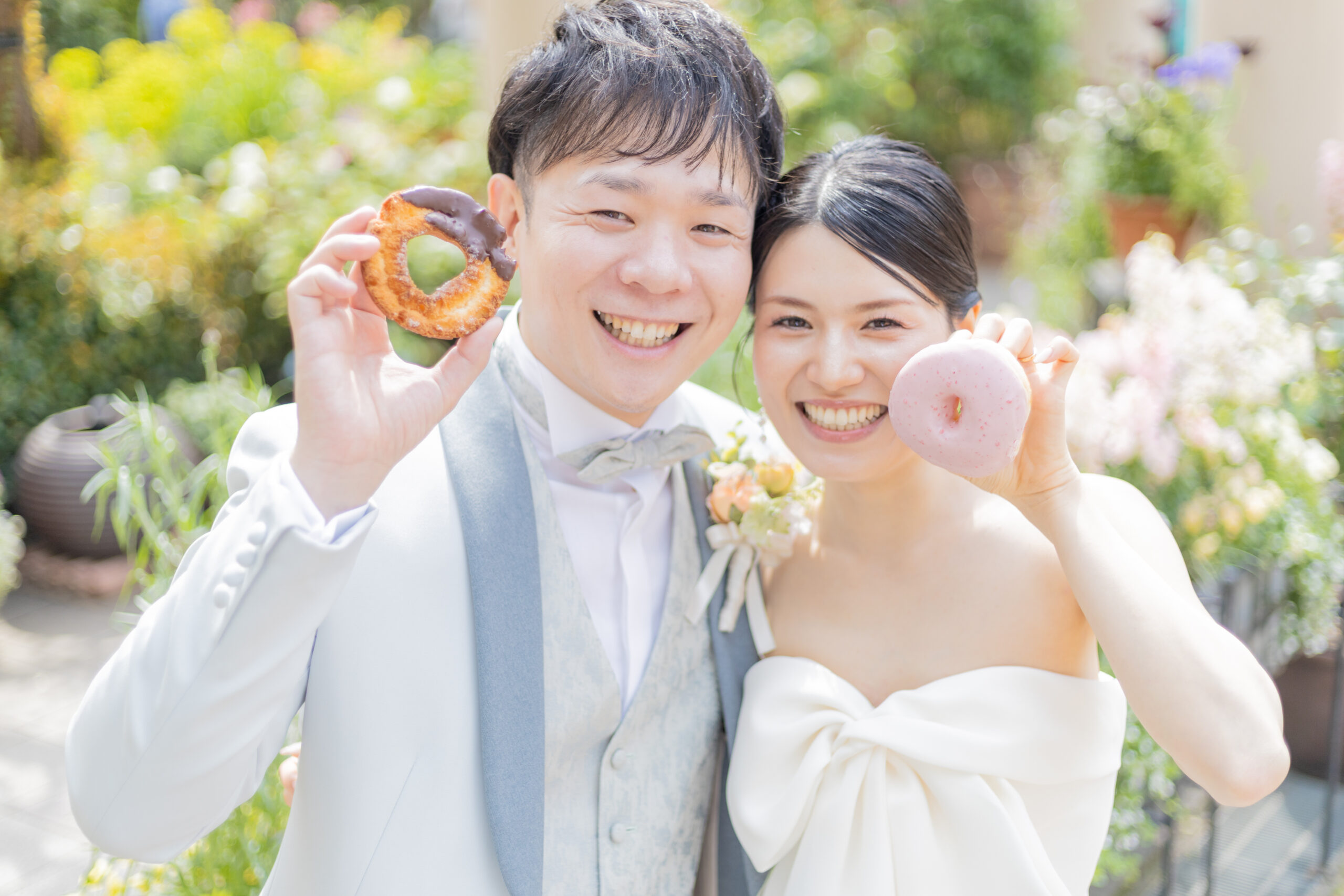 フラリエ（名古屋市中区）での前撮り・フォトウエディングのロケーション撮影