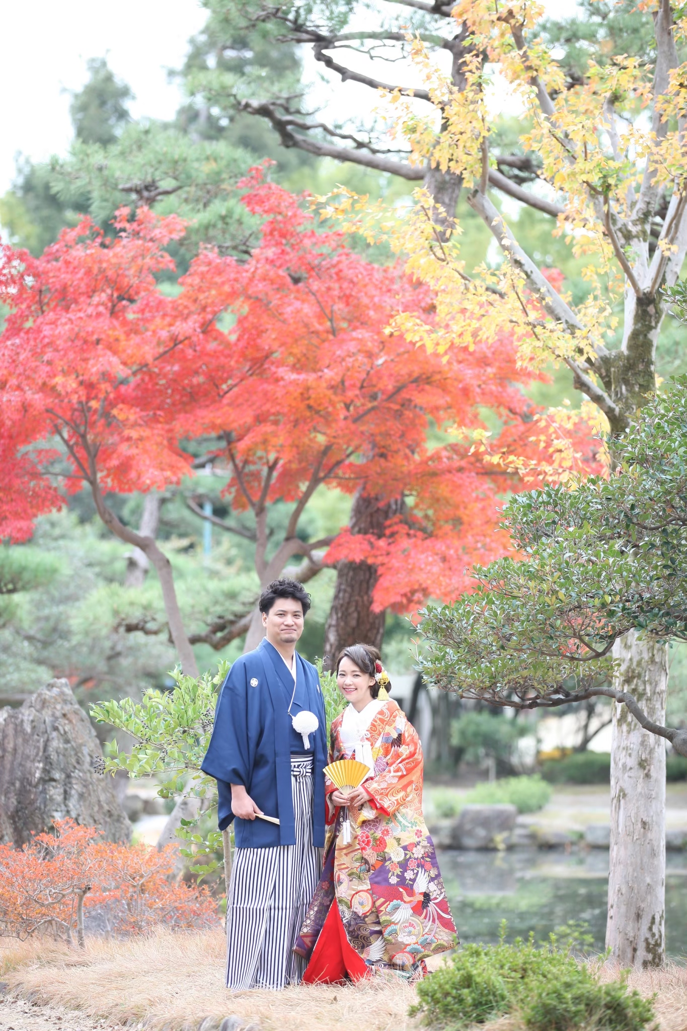鶴舞公園（名古屋市昭和区）での前撮り・フォトウエディングのロケーション撮影