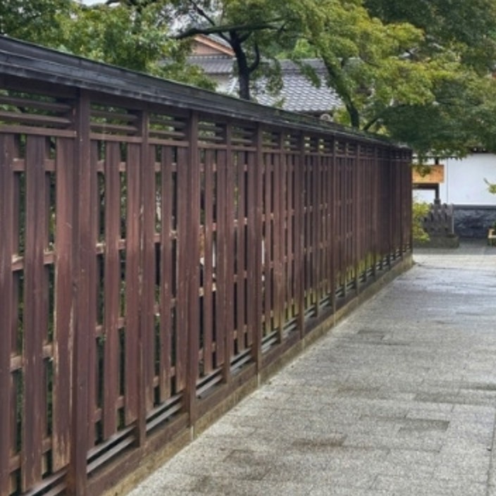 塩竈神社の撮影スポット1 駐車場横